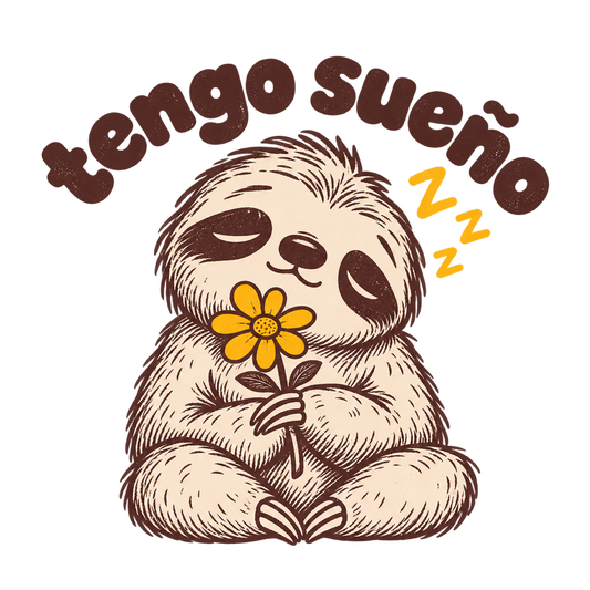 Sleepy with a Flower