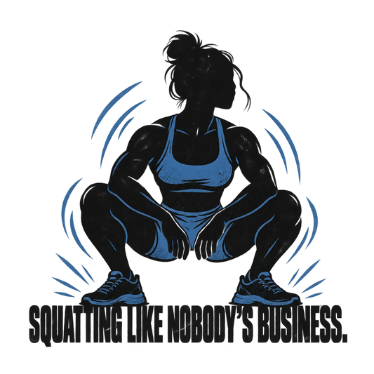 Squatting Line Art