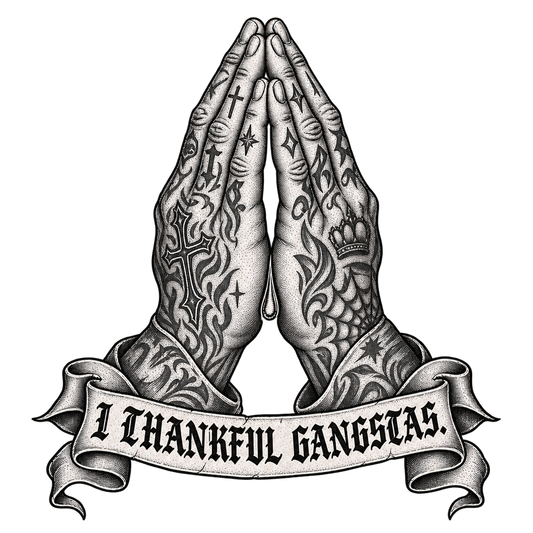 Thankful Gangstas Praying Hands