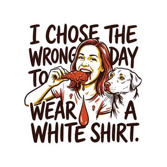 Wrong Day For A White Shirt