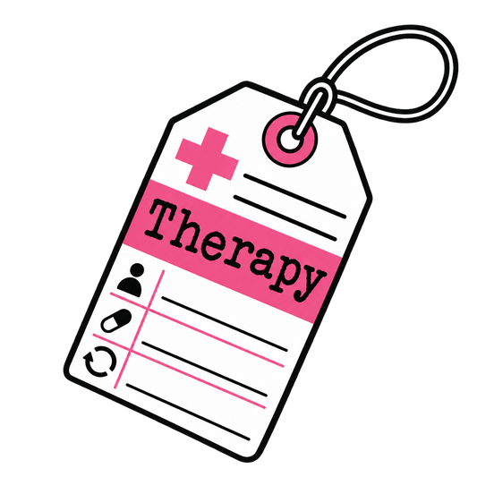 Retail Therapy Prescription Tag
