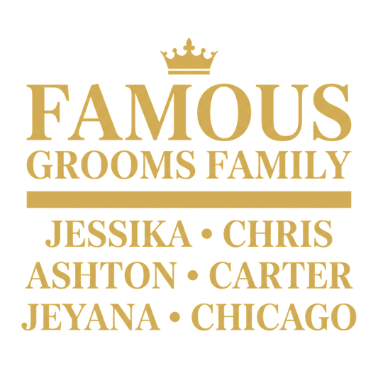 Famous Grooms Family Names