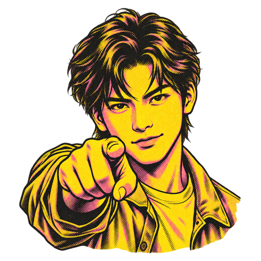 Pop Art Pointing Portrait