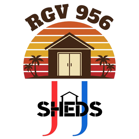 RGV 956 Sunset - JJ Sheds Logo