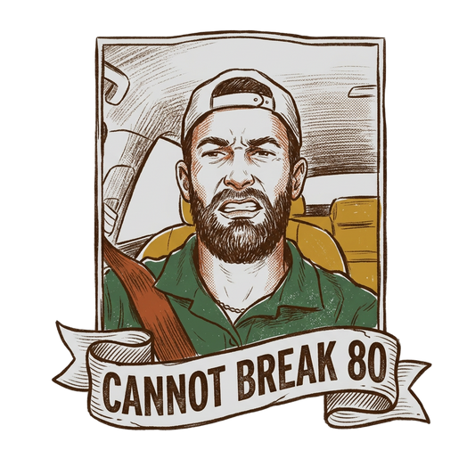 Cannot break 80.
