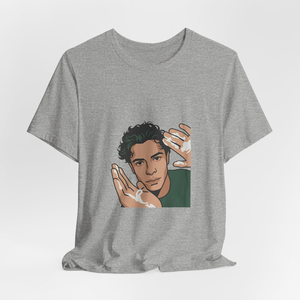 Iconic Cream Hands Portrait