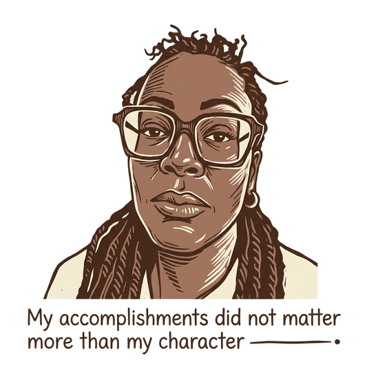 My accomplishments did not matter more than my character