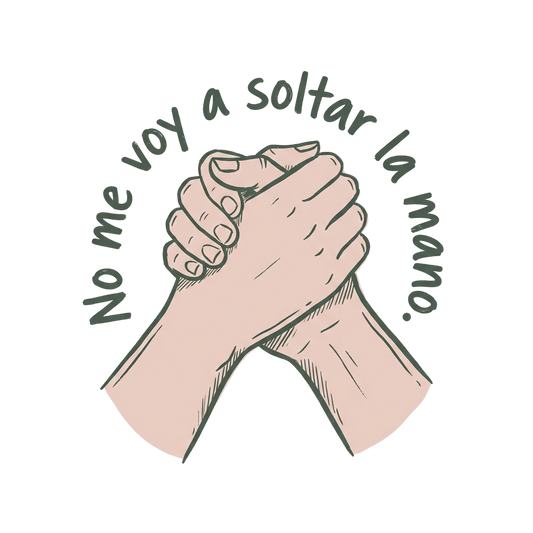No me voy a soltar la mano