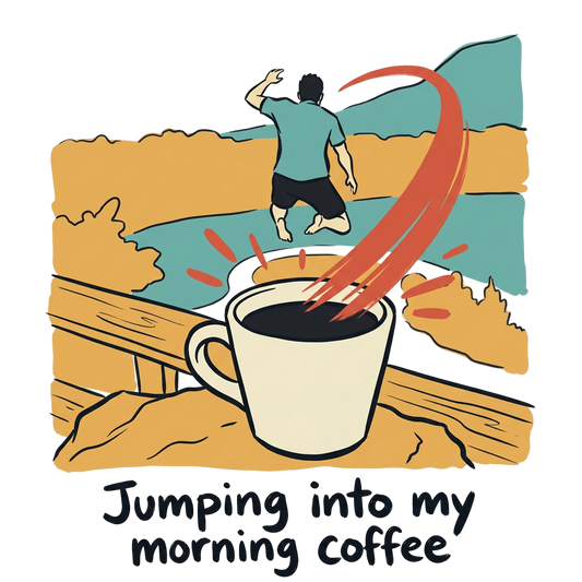 Jumping Into Morning Coffee