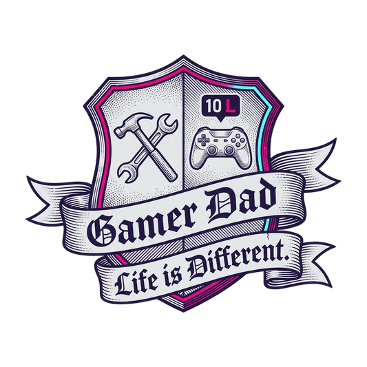 Gamer Dad Coat of Arms