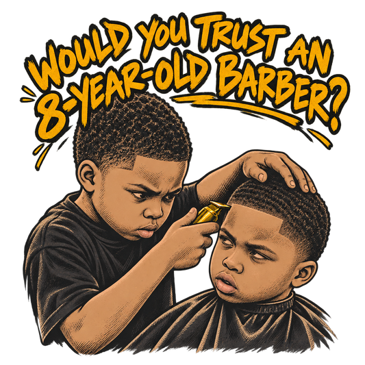 8-Year-Old Barber