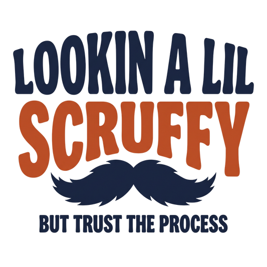 Lookin a lil scruffy but trust the process
