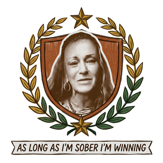 as long as I'm sober I'm winning