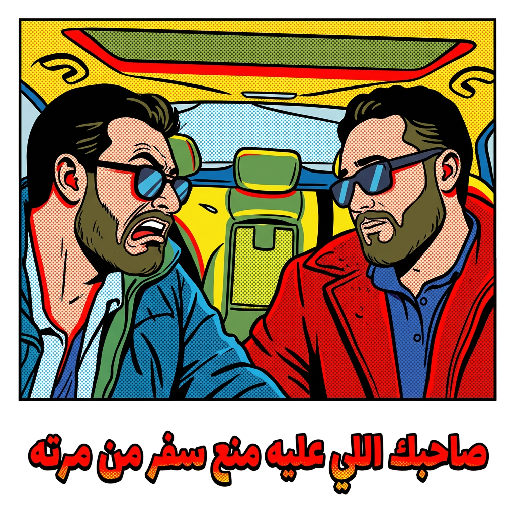 صاحبك اللي عليه منع سفر من مرته