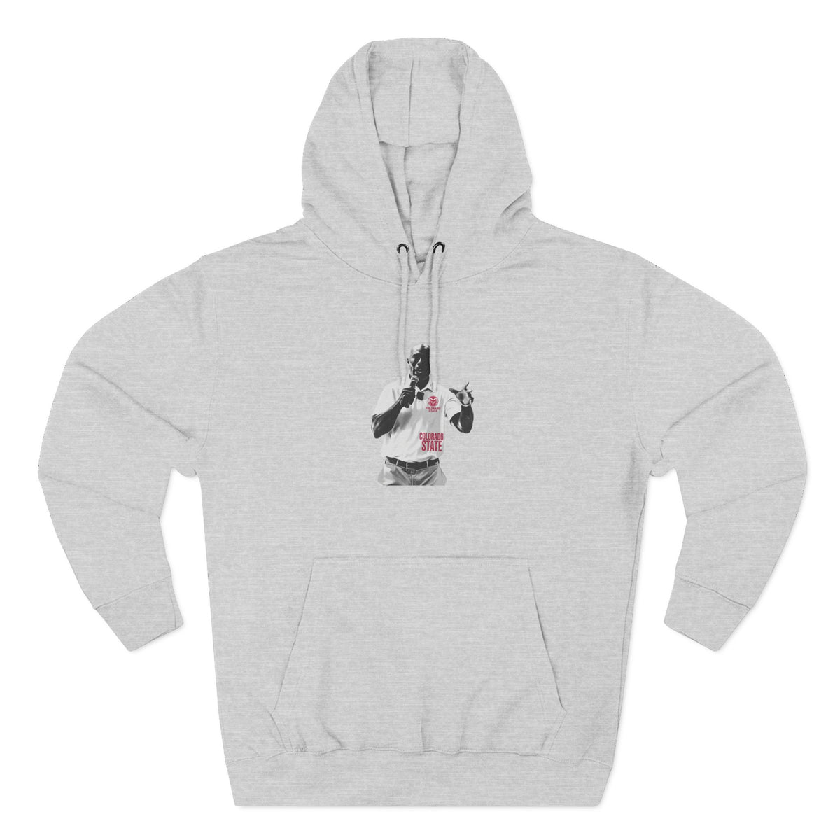 Three-Panel Fleece Hoodie