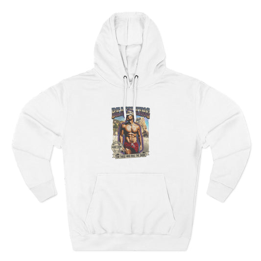 Three-Panel Fleece Hoodie