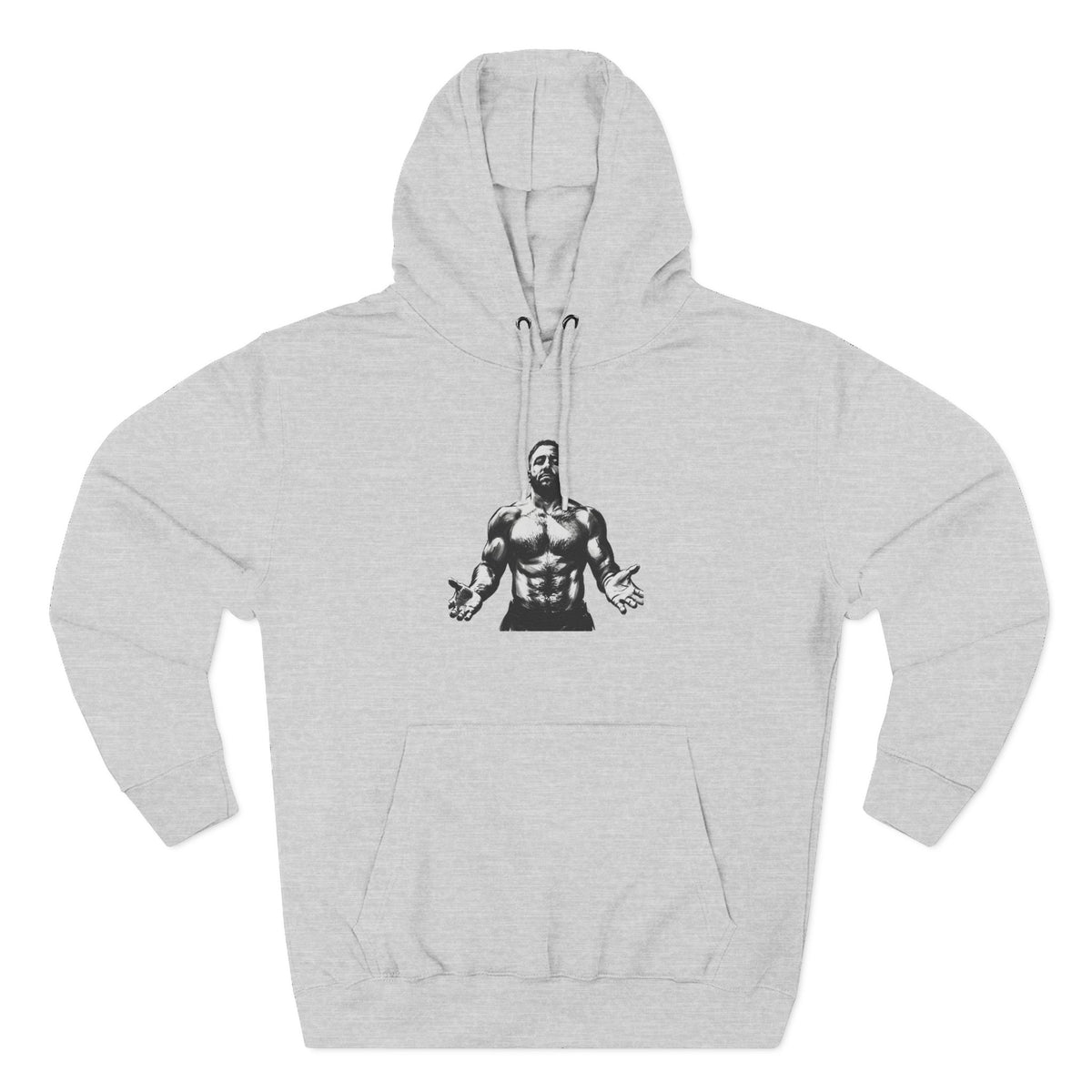 Three-Panel Fleece Hoodie