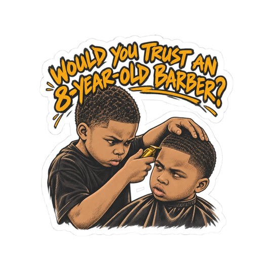 8-Year-Old Barber