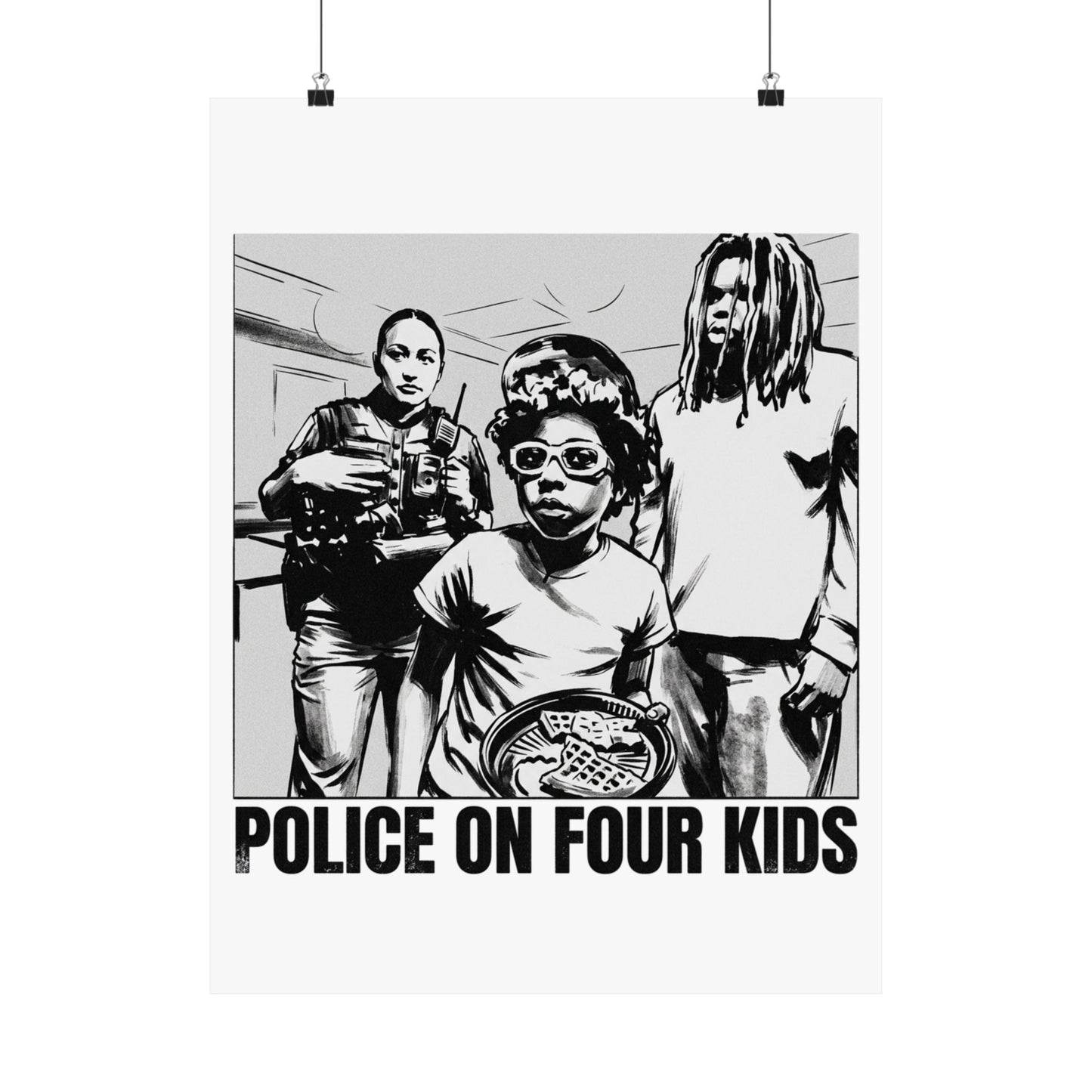 Police On Four Kids