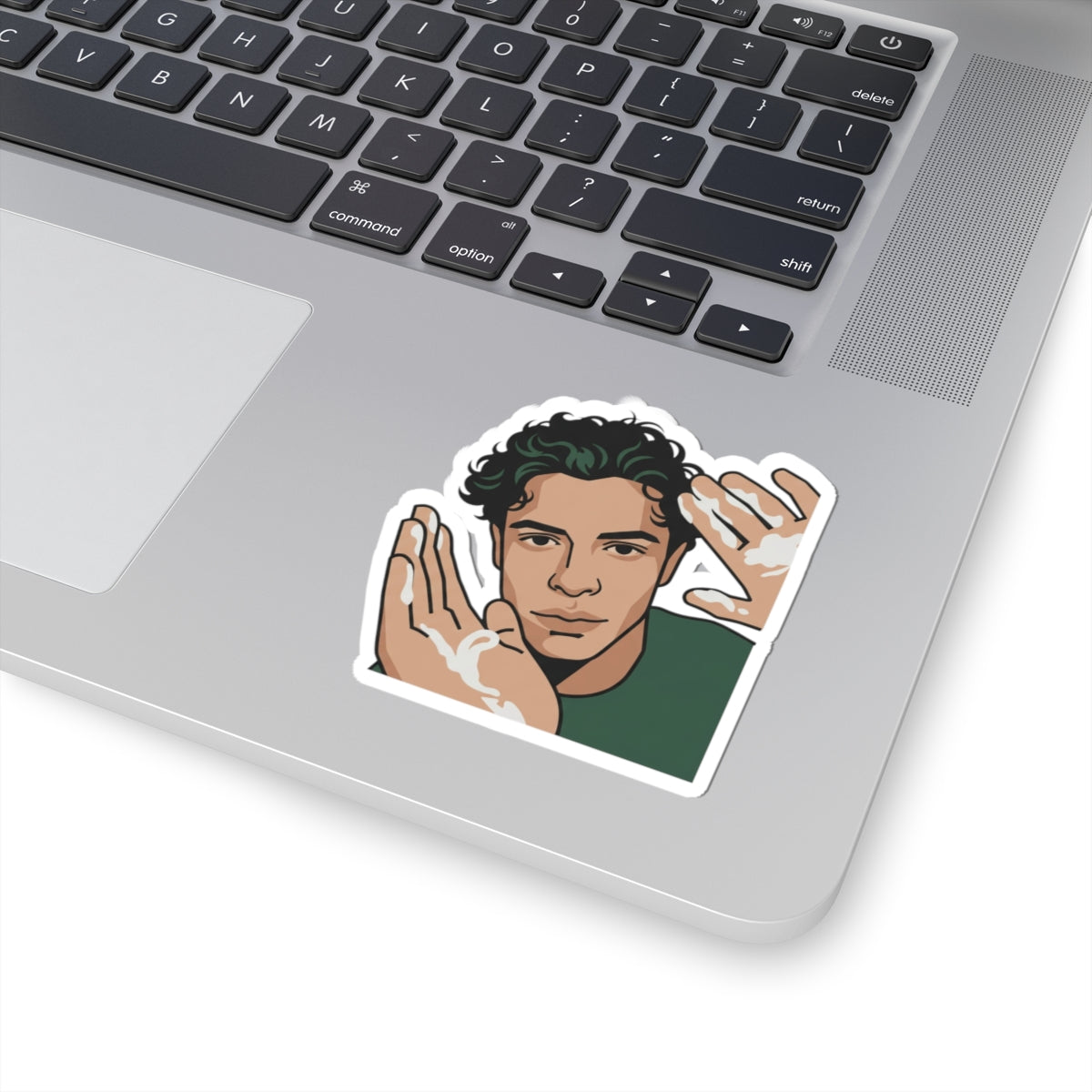 Iconic Cream Hands Portrait