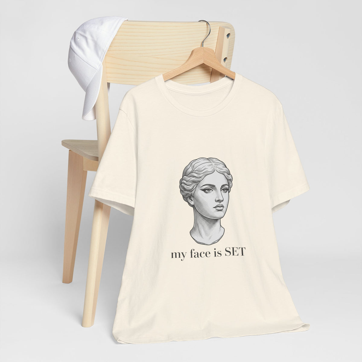 Face is SET Marble Bust