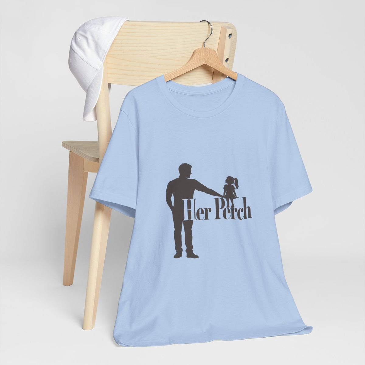 Father Daughter Perch Silhouette