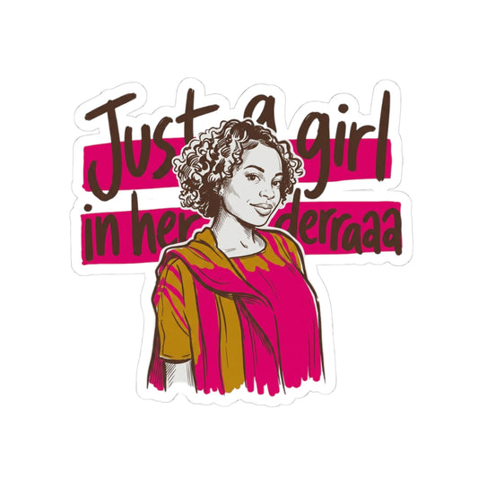 Just a Girl in Her Derra Portrait