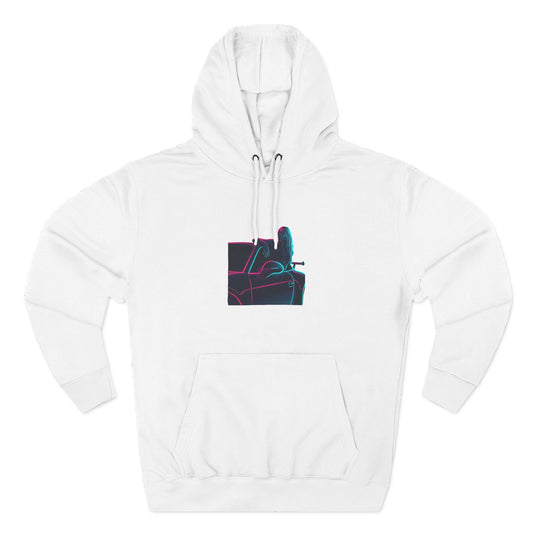 Three-Panel Fleece Hoodie