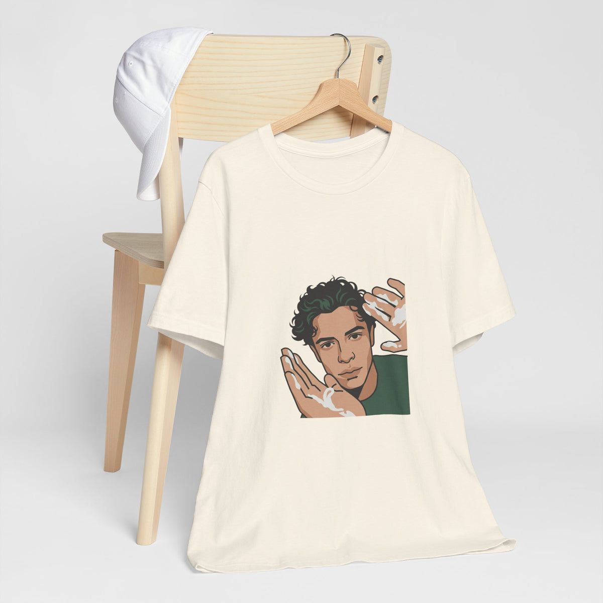 Iconic Cream Hands Portrait