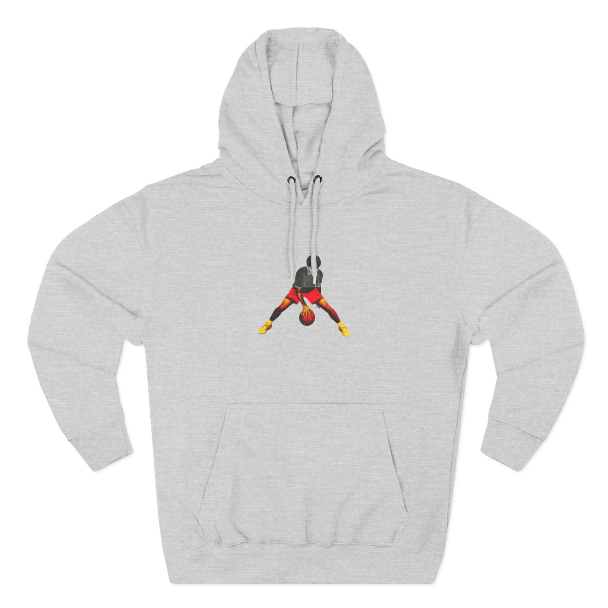 Three-Panel Fleece Hoodie
