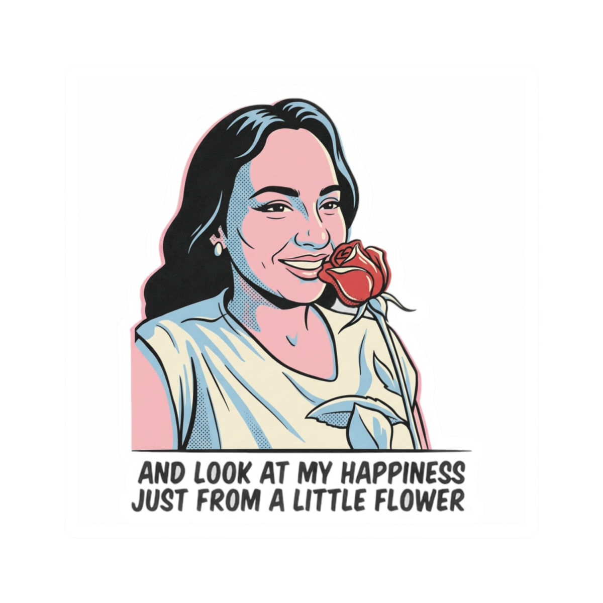 Happiness From a Flower