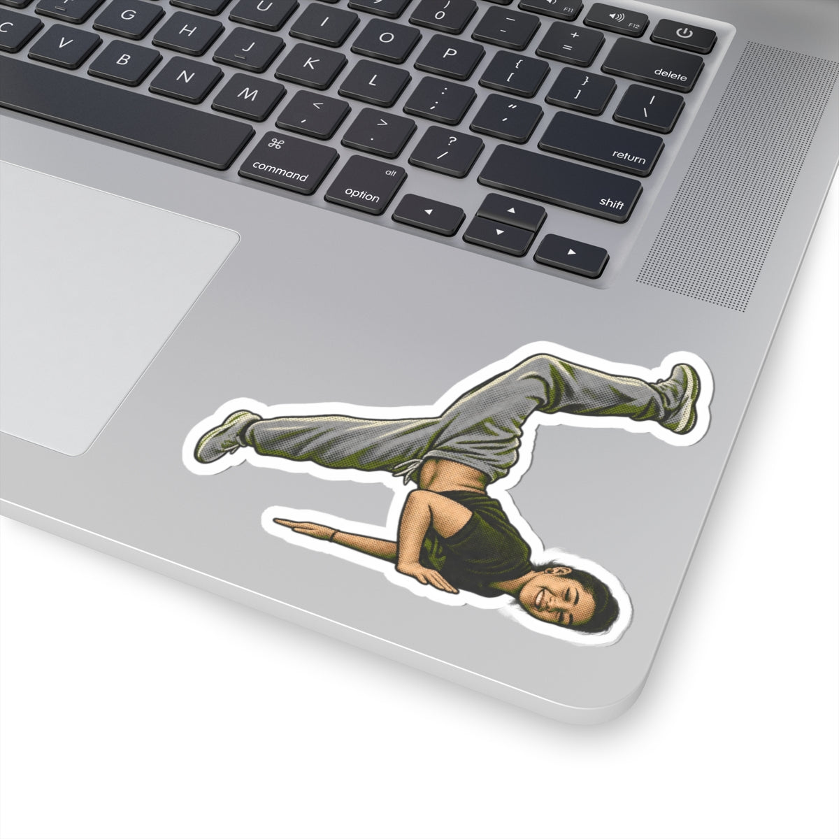 Smiling Breakdance Freeze