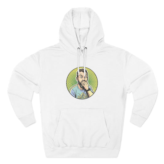 Three-Panel Fleece Hoodie