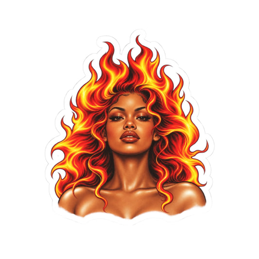 Flame Hair Portrait