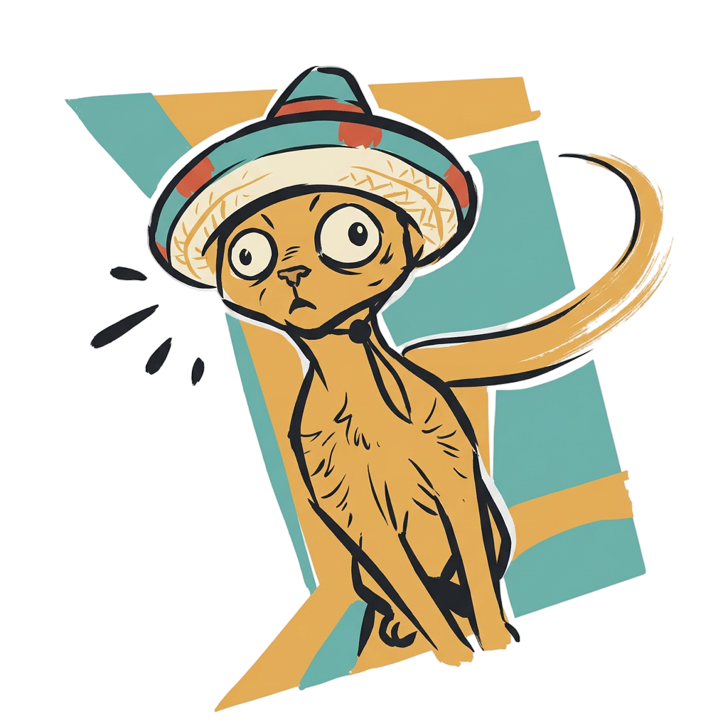Cat In Sombrero