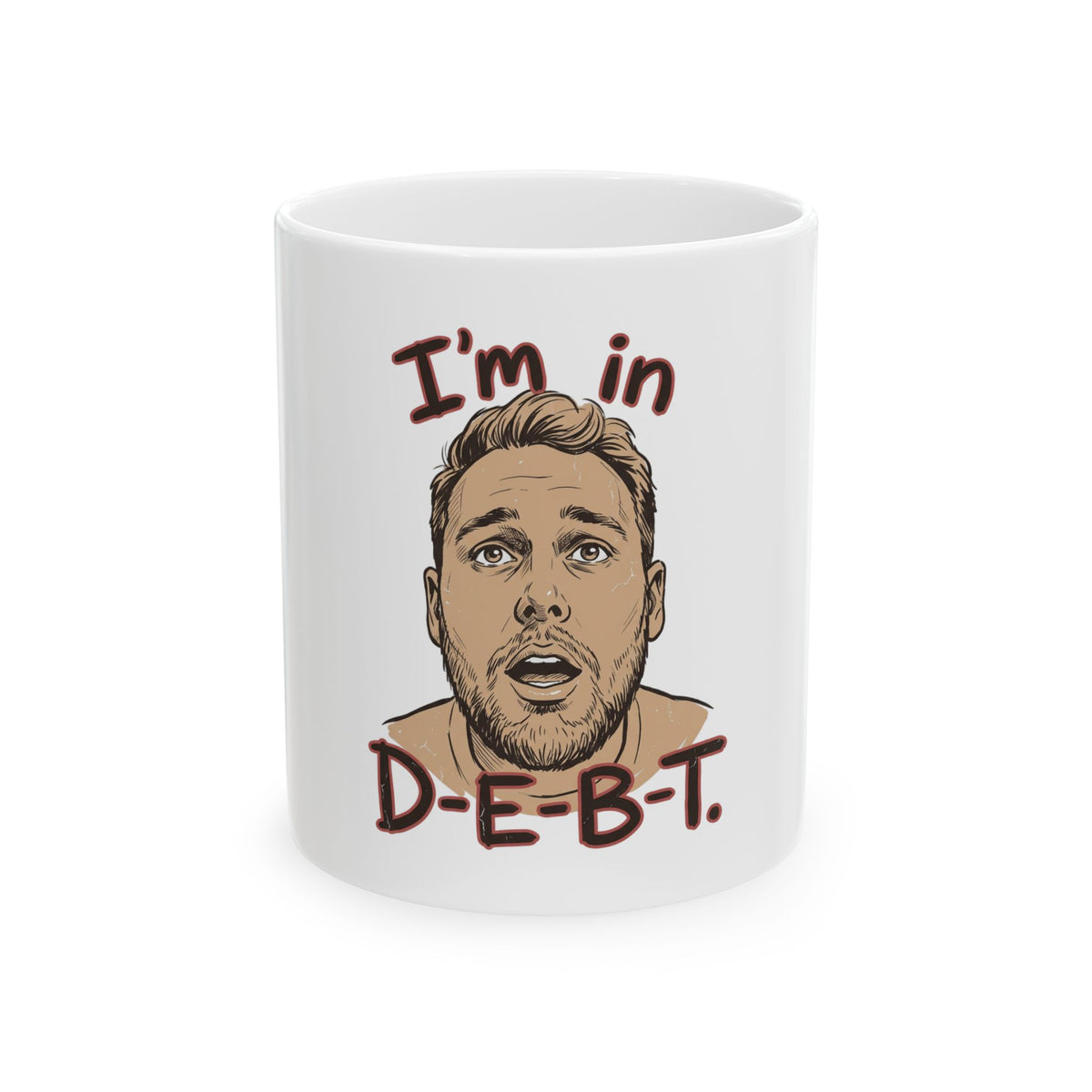 I'm in D-E-B-T