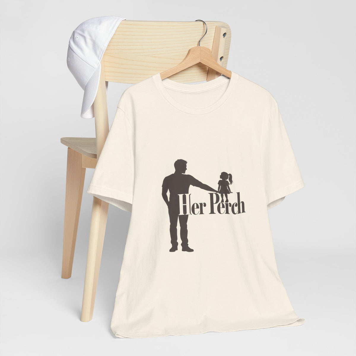 Father Daughter Perch Silhouette