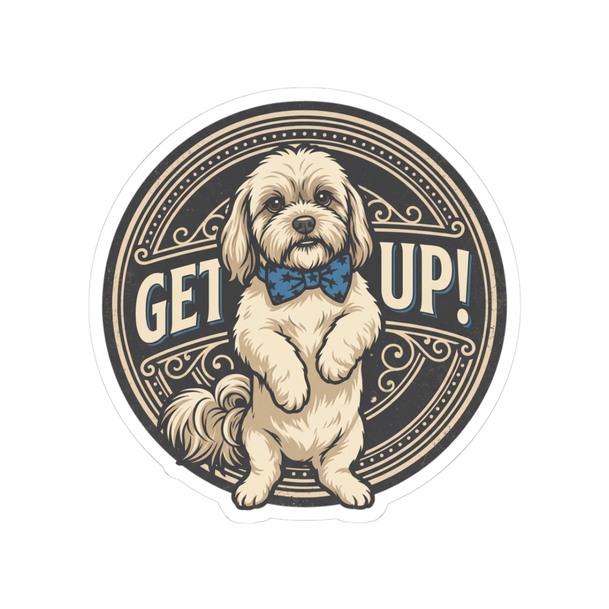 GET UP! — Vintage Badge