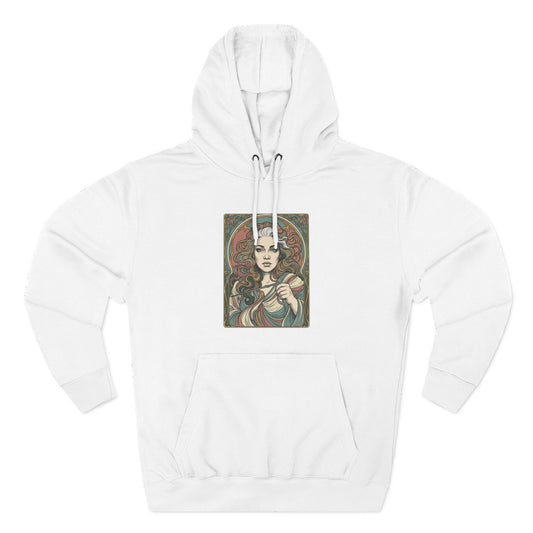 Three-Panel Fleece Hoodie