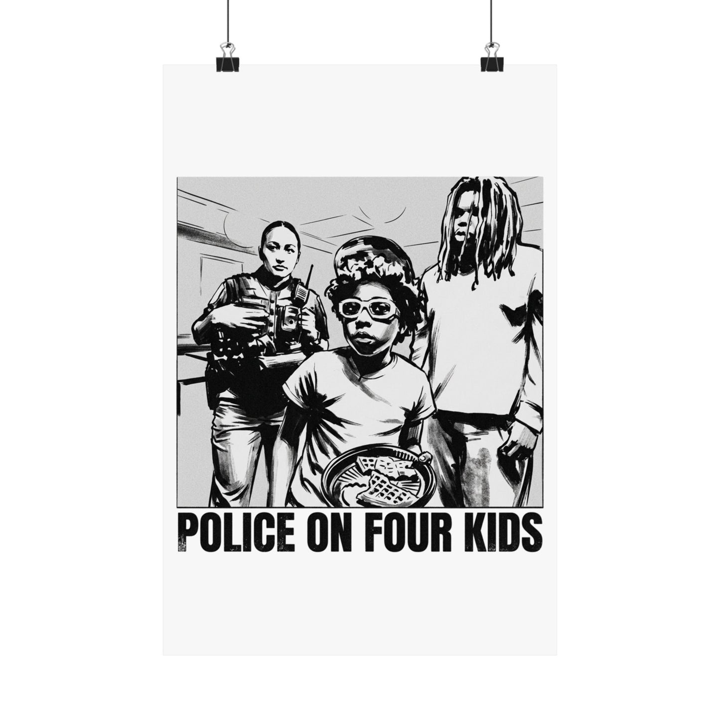 Police On Four Kids