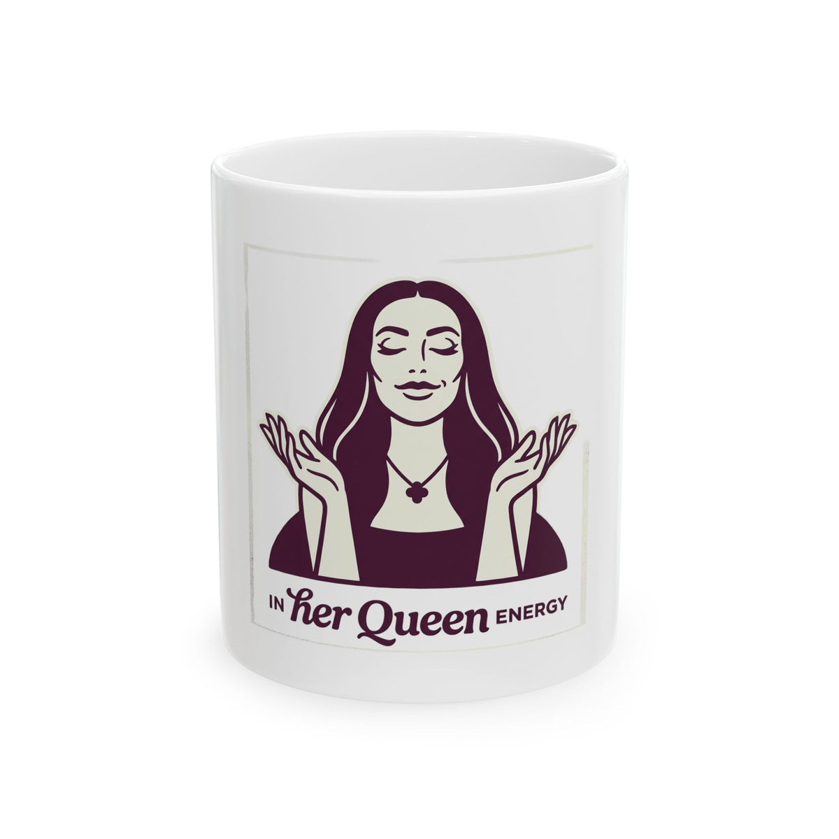 In her queen energy.