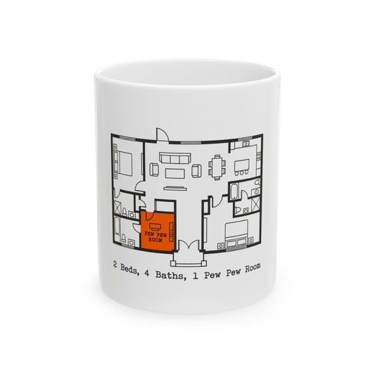 Pew Pew Room Floor Plan