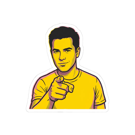 Pop Art Pointing Portrait