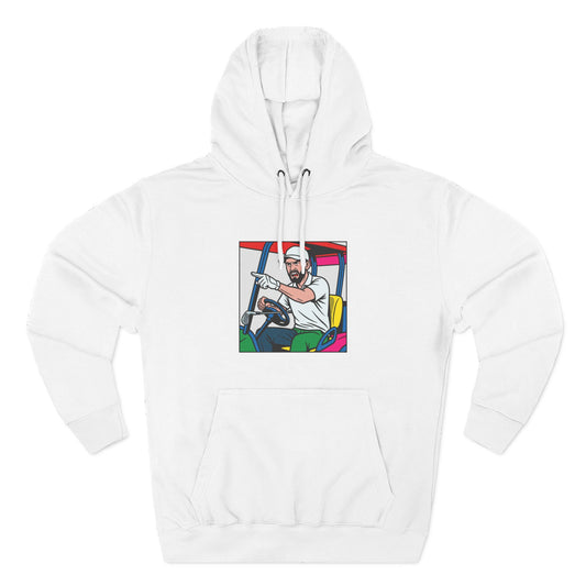 Three-Panel Fleece Hoodie