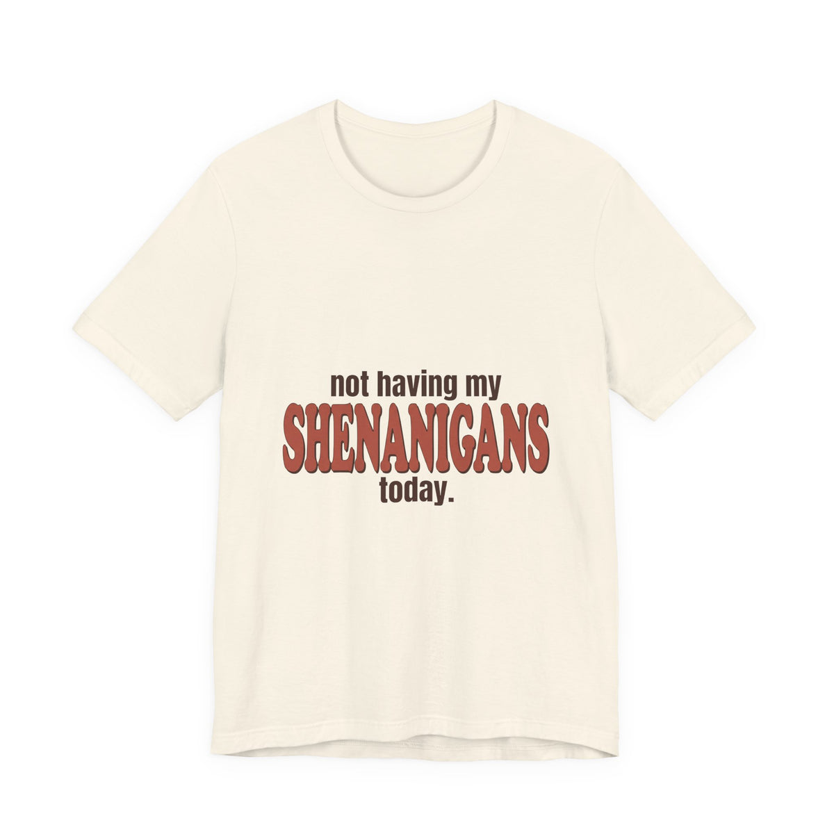 Not Having My Shenanigans Today