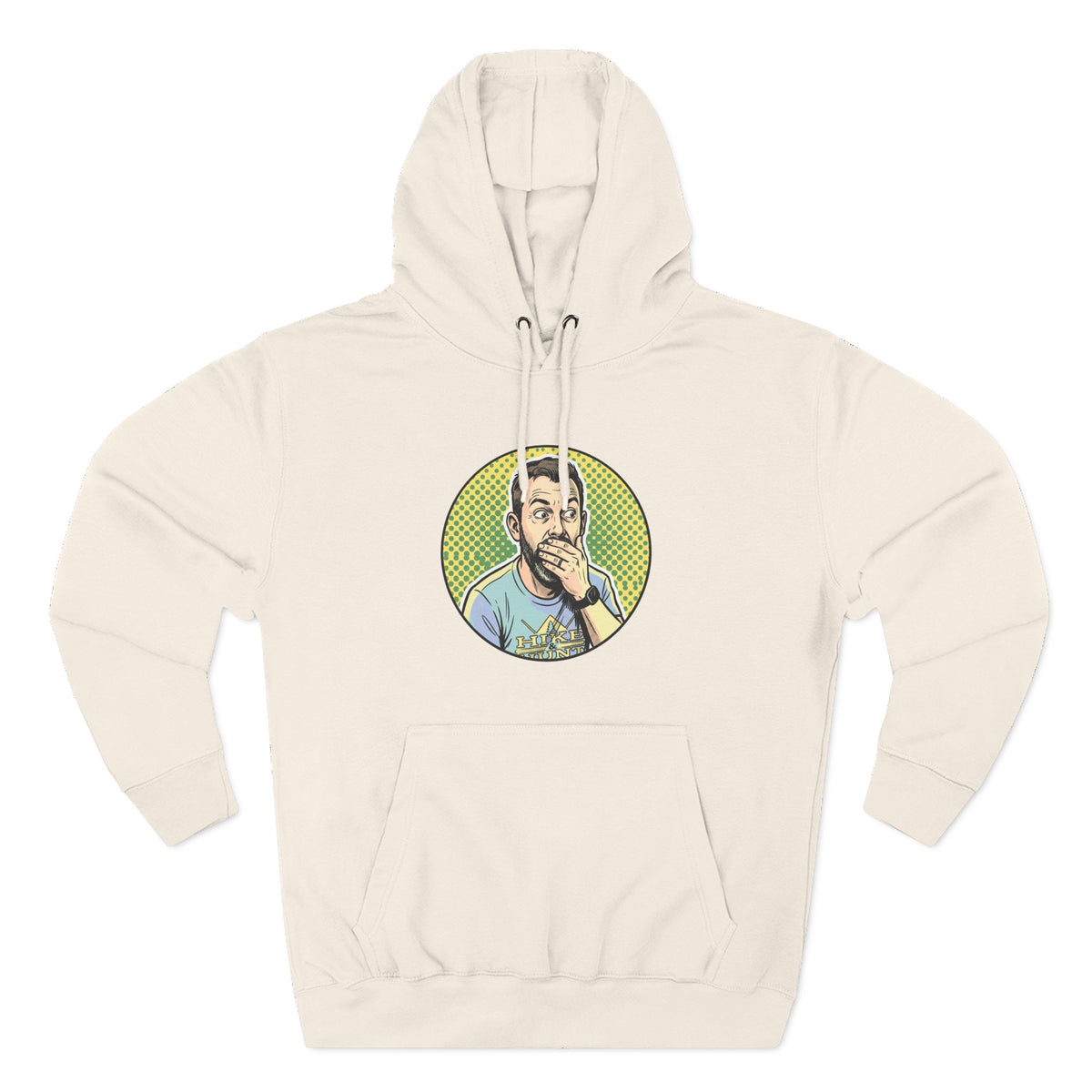 Three-Panel Fleece Hoodie