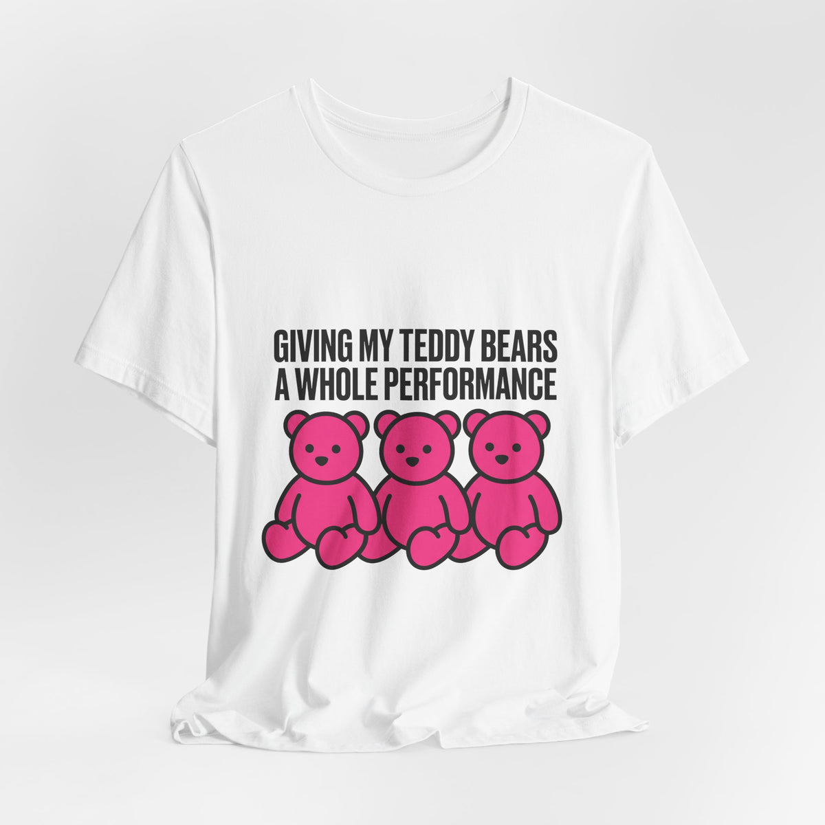 Giving my teddy bears a whole performance