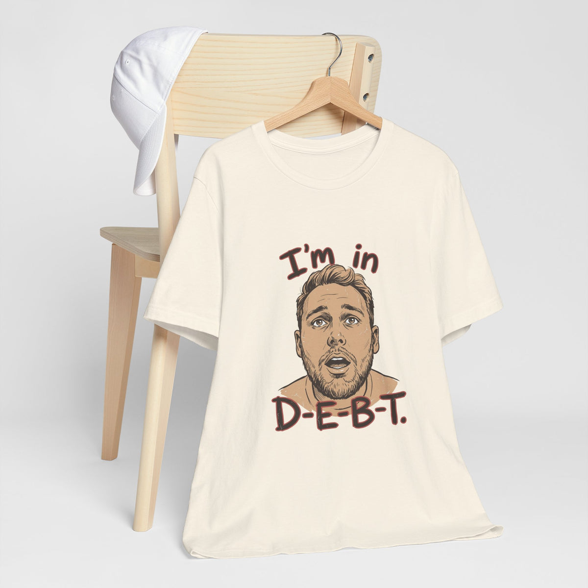 I'm in D-E-B-T