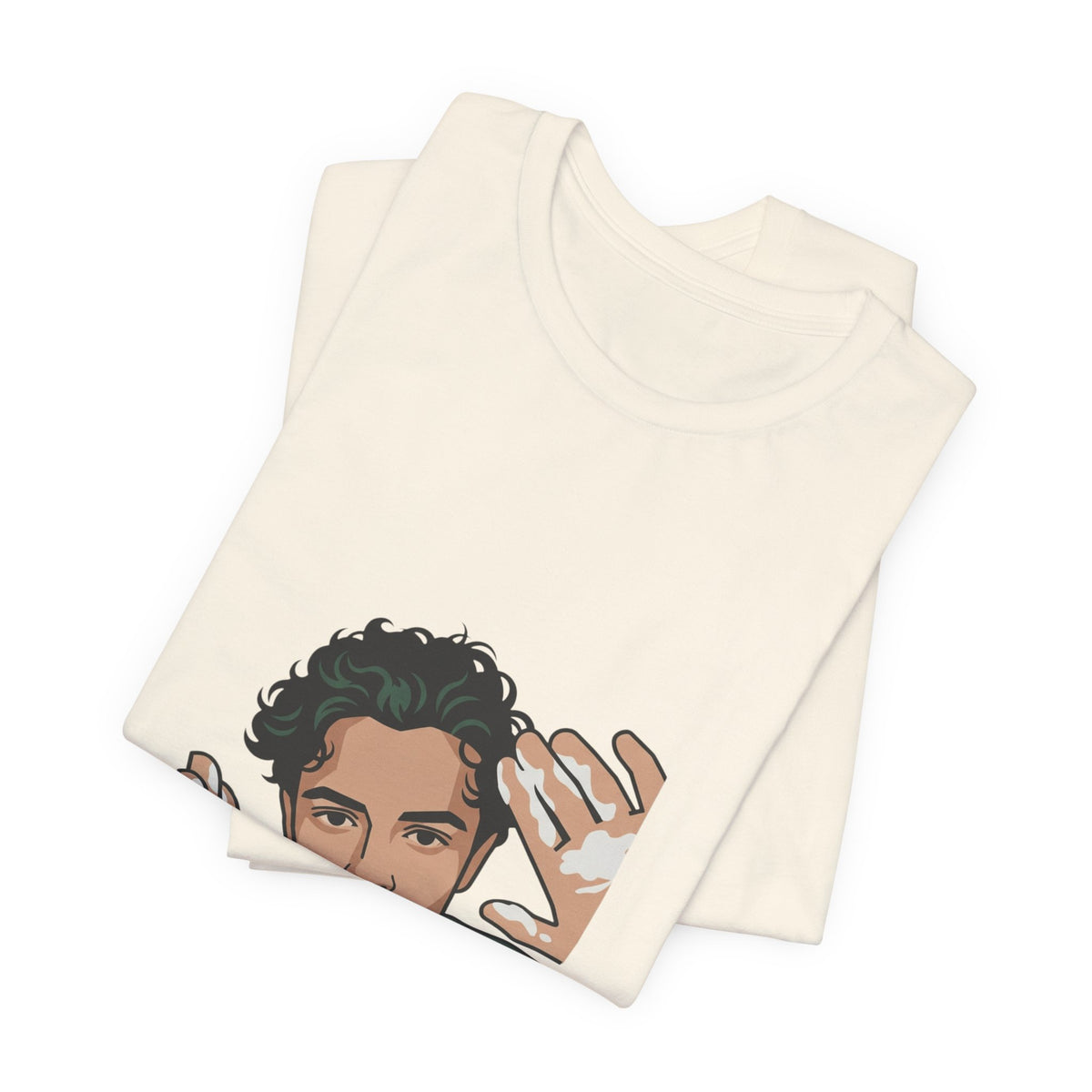 Iconic Cream Hands Portrait