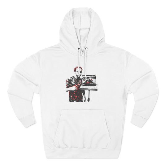 Three-Panel Fleece Hoodie